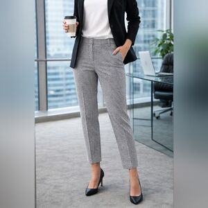 Katherine Barclay Geometric/Diamond Print Ankle Pants